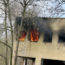 Pożar budynku. Brak osób poszkodowanych