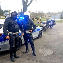 XXIV Misterium Męki Pańskiej w Dolinie Śmierci. Policjanci zabezpieczali wydarzenie